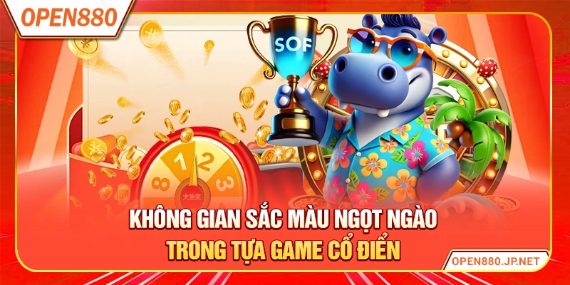 Không gian sắc màu ngọt ngào trong tựa game cổ điển